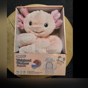 HealthTouch Pink Alien Weighted Warmer Huggable Anxiety And Stress Reliever